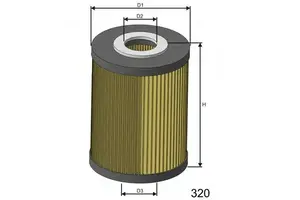 Масляный фильтр на Мерседес W205 Misfat L134.
