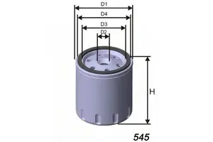 Масляный фильтр на Лянча Федра  Misfat Z439.