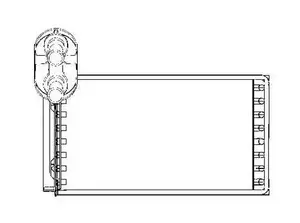 Радиатор печки на Seat Alhambra  NRF 53550.